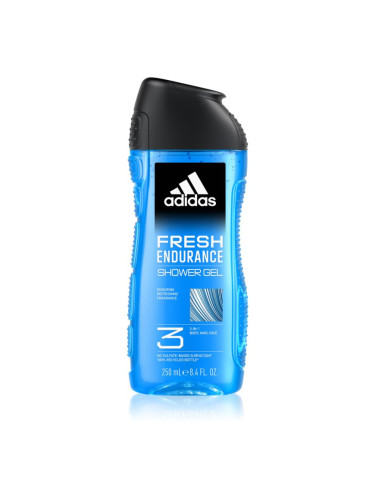 Adidas Fresh Endurance освежаващ душ гел 3 в 1 250 мл.