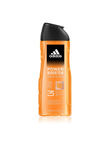 Adidas Power Booster енергизиращ душ-гел 3 в 1 400 мл.