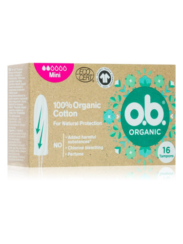 o.b. Organic Mini тампони 16 бр.