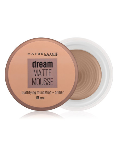 Maybelline Dream Matte Mousse матиращ фон дьо тен цвят 30 Sand 18 мл.