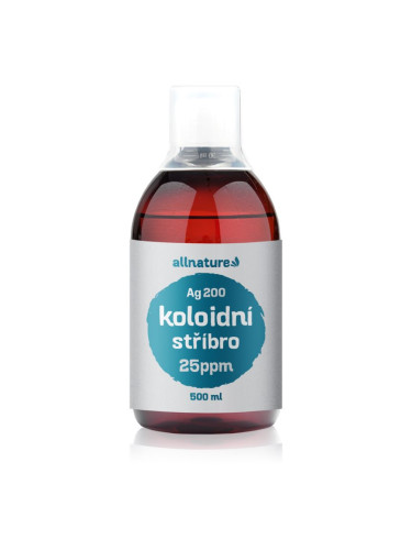 Allnature Koloidní stříbro Ag200 25 ppm почистващ тоник 500 мл.