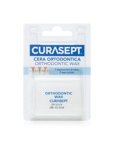 Curasept Orthodontic Wax ортодонтичен восък за брекети 7 бр.