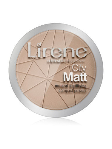 Lirene City Matt матираща пудра цвят 03 Beige 9 гр.