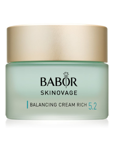 BABOR Skinovage Balancing Cream Rich подхранващ и хидратиращ крем за смесена и мазна кожа 50 мл.
