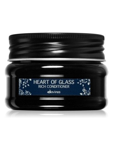 Davines Heart of Glass Rich Conditioner подсилващ балсам за руса коса 90 мл.