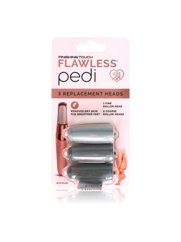 Flawless Finishing Touch Pedi Replacement Heads резервни галви за електрическа пила за пети for Finishing Touch Pedi 3 бр.