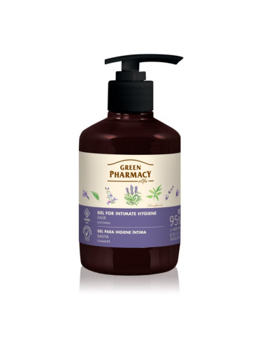 Green Pharmacy Sage & Thyme Gel for Intimate Hygiene успокояващ гел за интимна хигиена 370 мл.