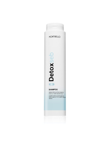 Montibello DetoxSeb Sebum Regulating Shampoo нормализиращ шампоан за мазен и раздразнен скалп 300 мл.