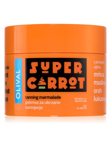 Olival SUPER Carrot Tanning Jam продукт за ускоряване и удължаване ефекта на загар без защитен фактор 100 мл.