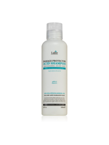 La'dor Damage Protector Acid Shampoo дълбоко регенериращ шампоан за суха, увредена и химически третирана коса 150 мл.