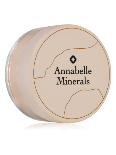 Annabelle Minerals Coverage Mineral Foundation минерална пудра за перфектен външен вид цвят Natural Light 4 гр.