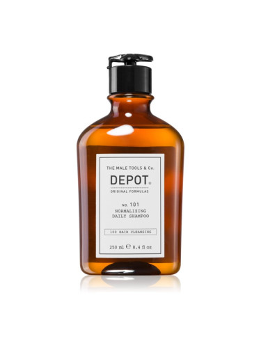 Depot 100 HAIR CLEANSING NO. 101 NORMALIZING DAILY SHAMPOO нормализиращ шампоан за ежедневна употреба 250 мл.