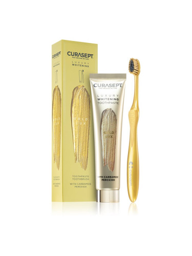 Curasept Gold Lux Set комплект за избелване за зъби