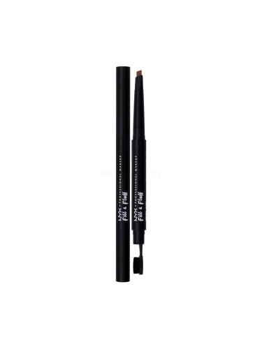 NYX Professional Makeup Fill & Fluff Eyebrow Pomade Pencil Молив за вежди за жени 0,2 гр Нюанс Taupe