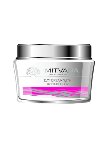 Дневен крем за лице  с UV защита, MITVANA, 50 g