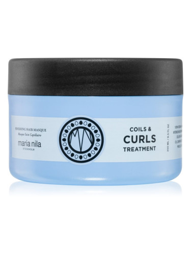 Maria Nila Coils & Curls Treatment Mask подхранваща маска за чуплива и къдрава коса 250 мл.