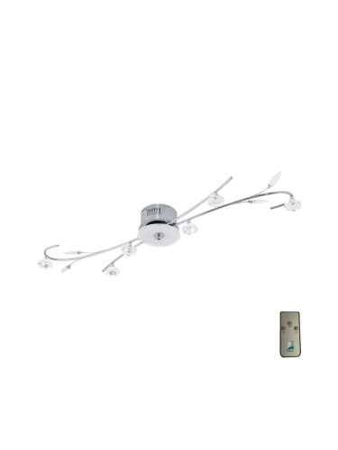 EGLO 91975 - LED Лампа за таван BAREGA 1 6xG4/20W + LED/4W