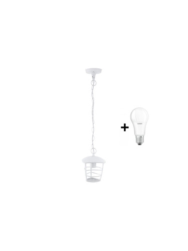 Eglo 93402 - LED Екстериорен полилей ALORIA 1xE27/8,5W/230V IP44