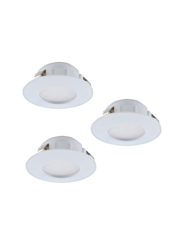 Eglo 95807 - Комплект 3x LED Осветление за окачен таван PINEDA 1xLED/6W/230V