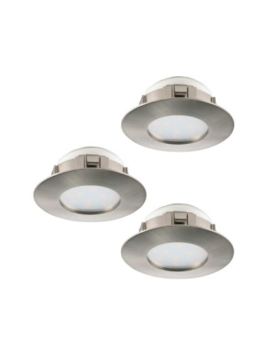 Eglo 95816 - Комплект 3x LED Осветление за окачен таван PINEDA 1xLED/6W/230V