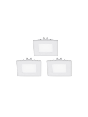 Eglo 94733 - Комплект 3x LED Осветление за окачен таван FUEVA 1 1xLED/2,7W/230V