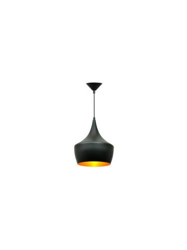 Висящи лампи MODERN E27/60W черна