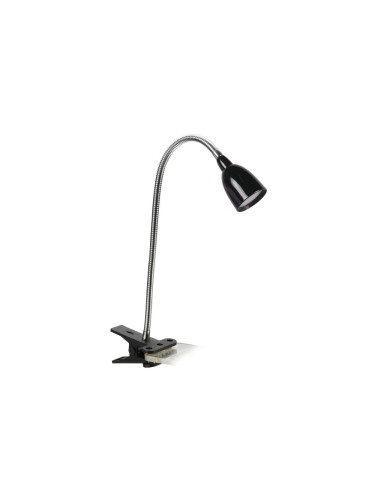 LED Настолна лампа на клипс LED/2,5W/230V черна