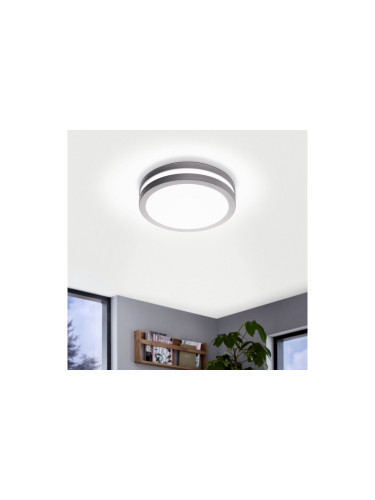 Eglo 97299 - LED Димируема лампа за баня LOCANA-C LED/14W сива IP44