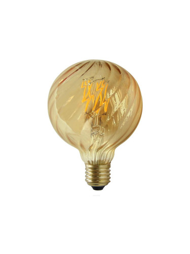 LED Крушка VINTAGE AMBER G95 E27/4W/230V 2700K