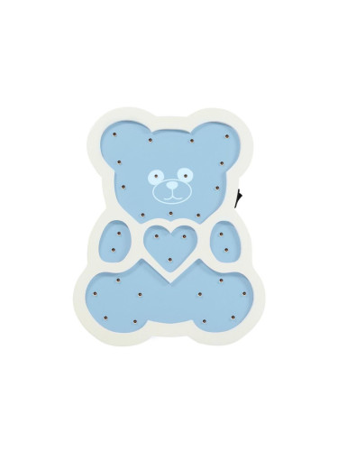 LED детска лампа LED/2xAA синьо мече