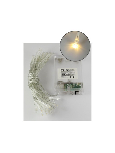 LED Коледни лампички 20xLED/2 функции 2,4м топло бели