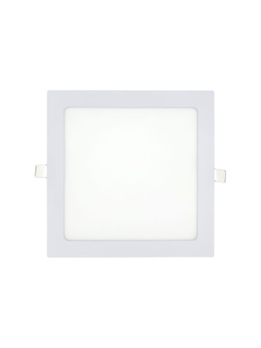 LED Лампа за окачен таван SQUARE LED/18W/230V 2700K 22x22 см бял