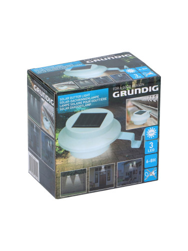Grundig - LED Соларна лампа с дръжка 3xLED/1xAA