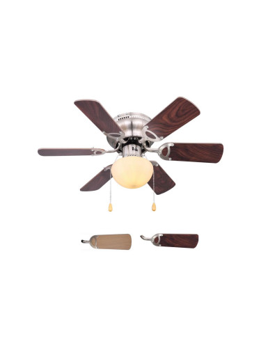 Globo 03802 - Таванен вентилатор UGO 1xE27/60W/230V