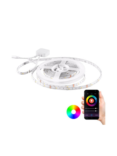 RGB LED Димируема лента Wi-fi + музикална функция LED/16W 5 м Tuya