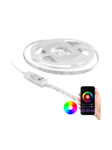 RGB LED Димируема екстериорна лента Wi-fi LED/6.5W/IP65 2м Tuya