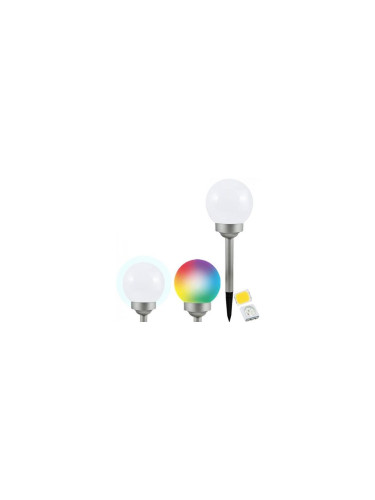 LED RGB Соларна лампа BALL LED/0,2W/AA 1,2V/600mAh IP44