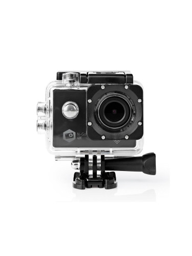 Nedis ACAM41BK − Екшън камера с водоустойчив калъф 4K Ultra HD/WiFi/2 FTF 16MP