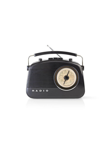 Nedis RDFM5000BK - FM радио 4.5W / 230V черно