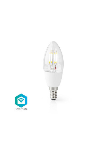 Nedis WIFILF10WTC37 − LED Димируема смарт крушка C37 E14/5W/230V 2700K