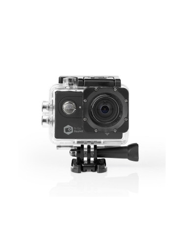 Nedis ACAM61BK - Екшън камера с водоустойчив калъф 4K 60fps Ultra HD/WiFi/2 FTF 16MP