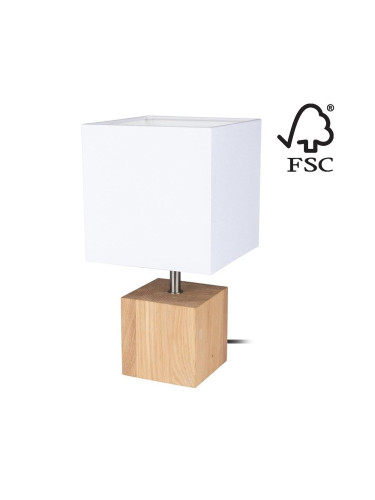 Spot-Light 7199174 - Настолна лампа TRONGO SQUARE 1xE27/25W/230V