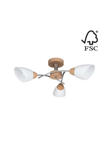 Spot-Light 8141374 - Полилей за повърхностен монтаж VILETTA 3xE27/60W/230V