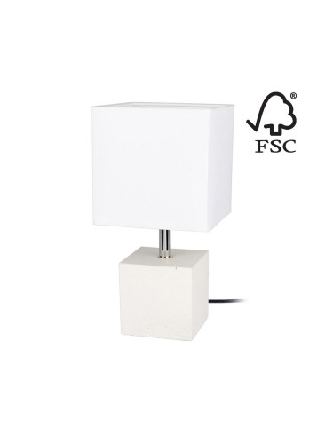 Spot-Light 6191937 - Настолна лампа STRONG SQUARE 1xE27/25W/230V