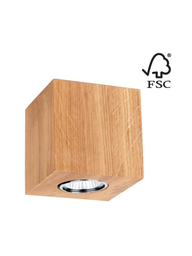 Spot-Light 2076174 - Плафон WOODDREAM 1xGU10/6W/230V