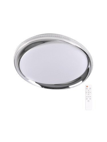 LED Димируема лампа GLOSSY 2xLED/36W/230V IP44 + д.у.