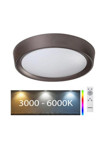 Rabalux - LED RGB Димируема лампа LED/24W/230V + дистанционно 3000-6000K