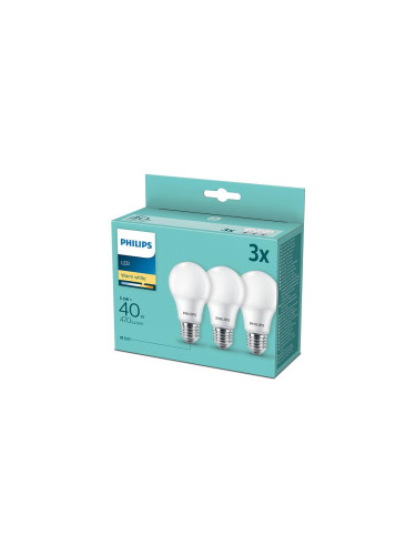 К-кт 3 бр. LED крушки Philips E27/5,5W/230V 2700K