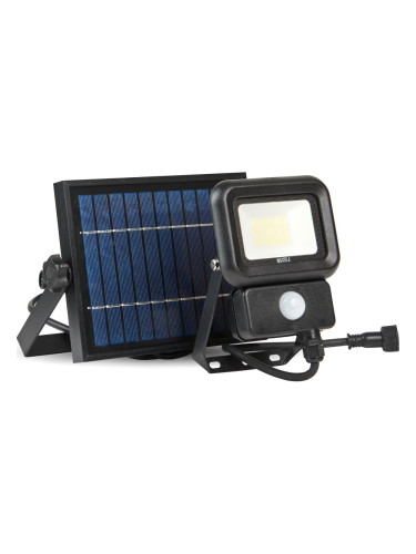 LED външен соларен прожектор с датчик 10W 3,7V 6500K IP65 2200mAh