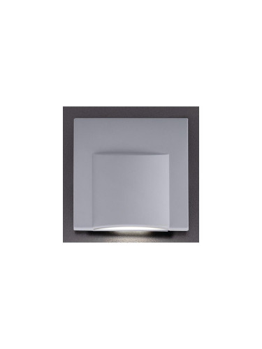 Kanlux 33327 - LED Лампа за стълбище ERINUS LED/0,8W/12V 4000K сива